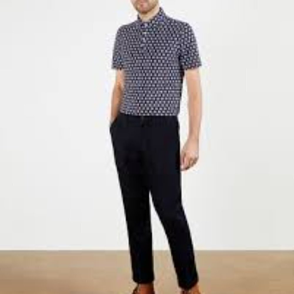 Ted Baker London Edaname Polo Shirt in Blue 5/XL